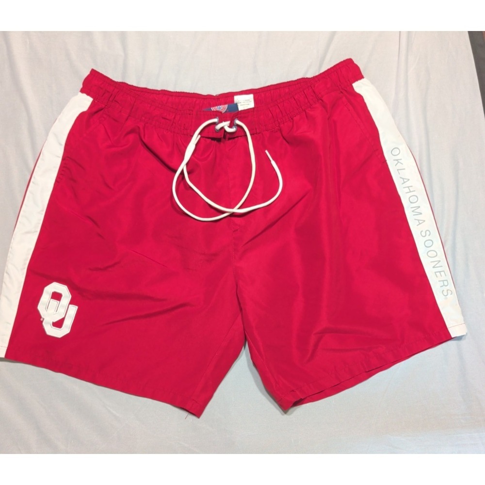 Oklahoma Sooners Swim Trunks G-III Carl Banks Mens XXL Crimson OU Board Shorts